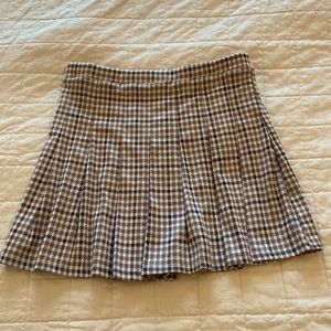 Plaid, Pleated Skirt